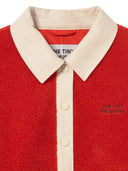 Color block teddy jasje