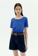 Blauw t-shirt cassia