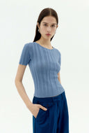 Blauwe top suki