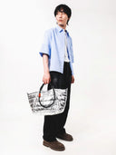 10.mm rope loop black reflective