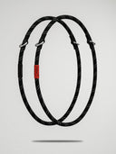 10.mm rope loop black reflective