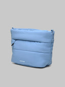 Blauwe tas besace chambray