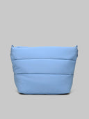 Blauwe tas besace chambray