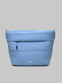 Blauwe tas besace chambray