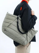 Marche tote medium moss puffer