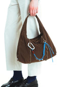 Bruine tas cloud hobo small