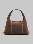 Bruine tas cloud hobo small
