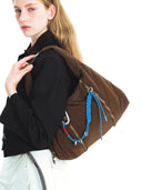 Bruine tas cloud hobo small