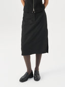 Zwarte leren loafer kenova 5241