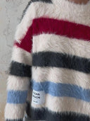 Gestreepte wolmix trui