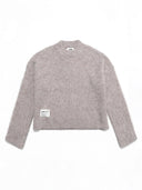 Lichtbruine boxy trui