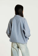 Blauw gestreepte blouse wbzimo