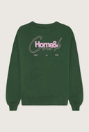 Donker groene sweater wbcupe curb crew