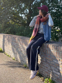 Donkerblauwe trackpant babs