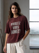 T-shirt-met tekst opdruk elara