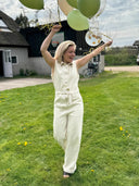 Offwhite denim jumpsuit jeline