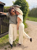Offwhite denim jumpsuit jeline