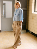 Cropped blouse louens6