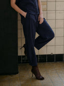 Donkerblauwe pantalon colombia