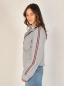 Grijs vest met strepen marisa5