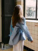 Lange gestreepte blouse rhodeS6