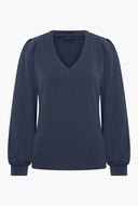 Donkerblauwe sweater