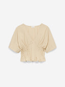 Beige top pien
