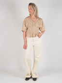 Beige top pien
