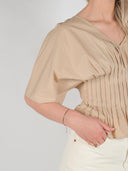 Beige top pien