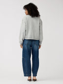 Donkerblauwe barrel jeans abbi