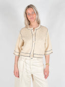 Creme cardigan caroline