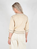 Creme cardigan caroline