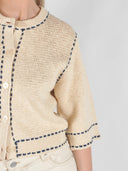 Creme cardigan caroline