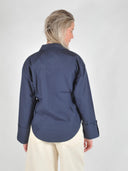 Donkerblauwe blouse maud