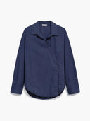 Donkerblauwe blouse maud