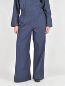 Donkerblauwe pantalon moonflower uni