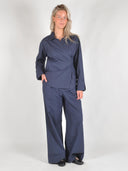 Donkerblauwe pantalon moonflower uni