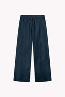Donkerblauwe poplin broek maple pants