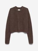 Zachte wolmix trui sesame