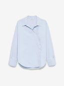 Lichtblauwe blouse maud