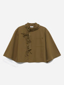 Khaki blouse olive jacket