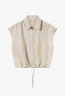 Mouwloze blouse flora