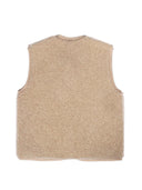 Wollen bodywarmer tyb light sand brown