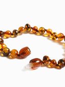 Cognac ketting coni barnsteen