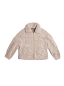 Offwhite wollen jas vest blancs light