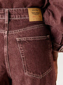 Bordeaux balloon jeans oshow