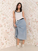 Denim maxi rok paybou