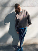 Donkerbruine oversized sweater plizzy