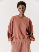 Bruine sweater met logo jitbay
