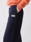 Donkerblauwe joggingsbroek plizzy